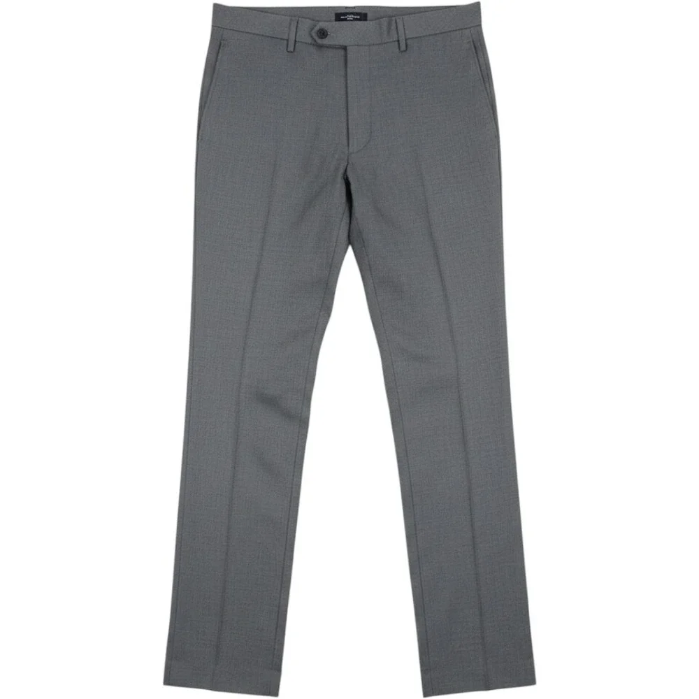 Lauren Ralph Lauren Mens Gray Dress Pants Flat Front Trousers 38W x 29L